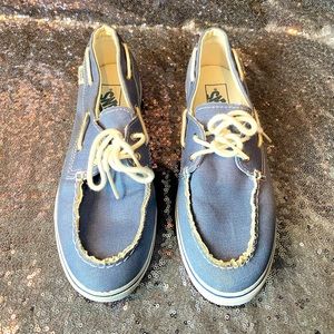Women’s Vans denim shoes size 8